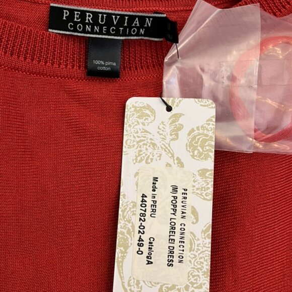 Peruvian Connection NWT Dress Peruvian Connection Pima Cotton Knit Fit and Flare - Picture 3 of 10